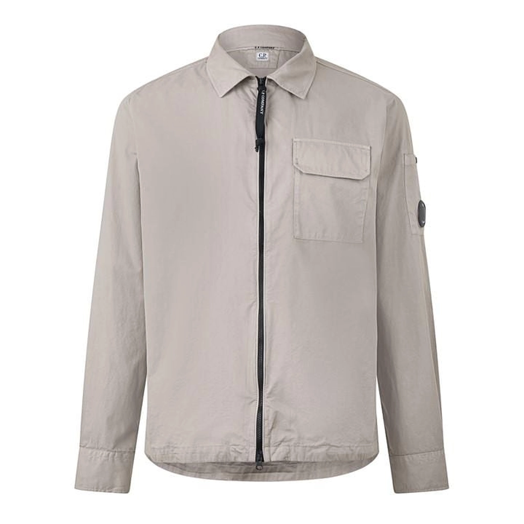CP Company Men's Full-Zip Overshirt - Green
